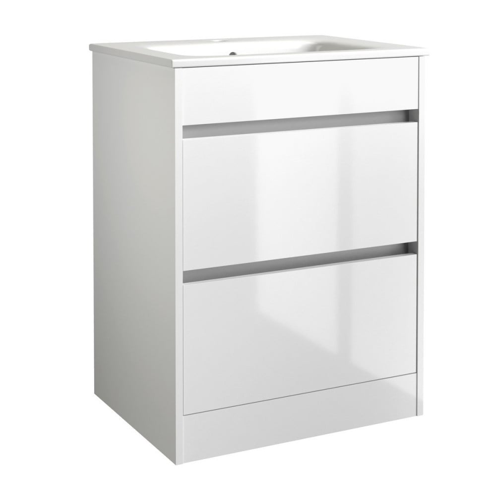 City 600x460mm Floor Standing Unit White