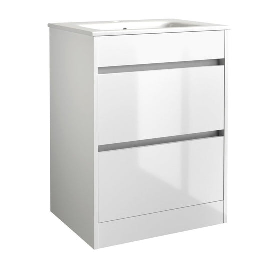 City 600x460mm Floor Standing Unit White