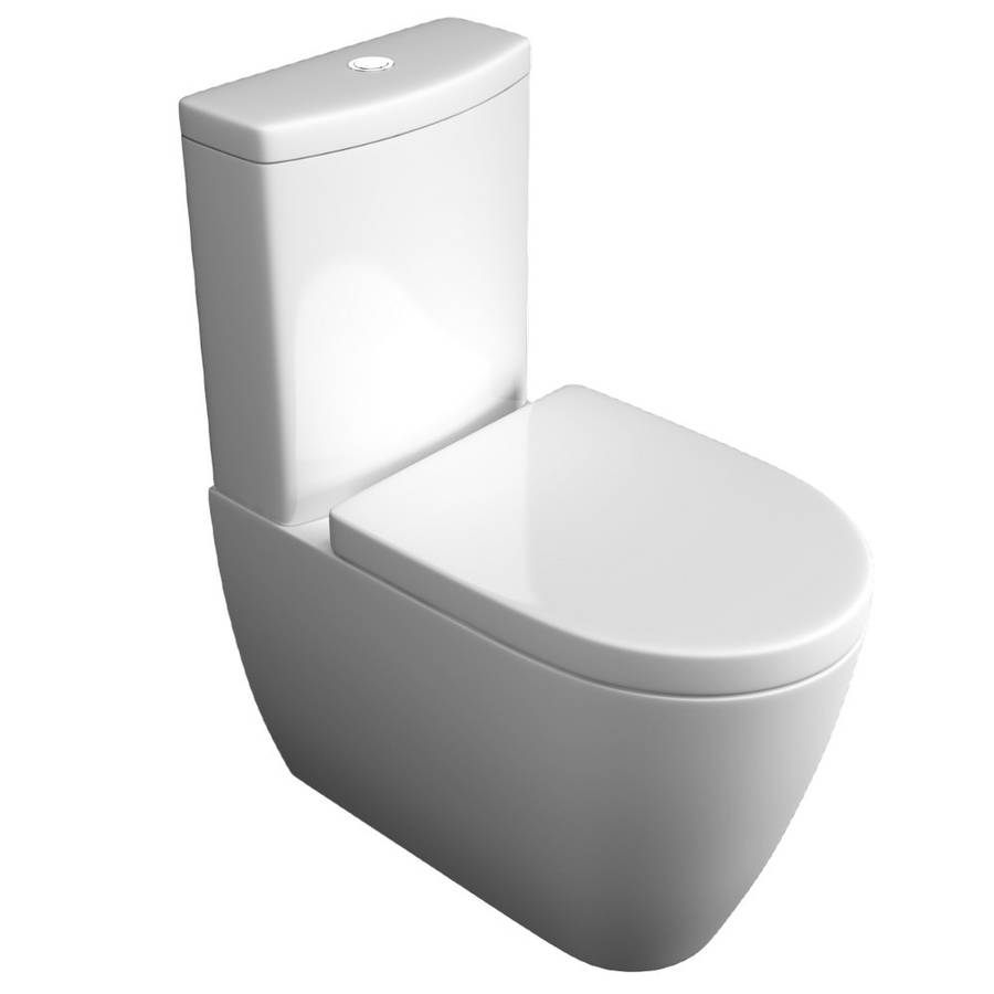 Genoa Round Comfort Height Rimless C/C Pan (Closed Back)