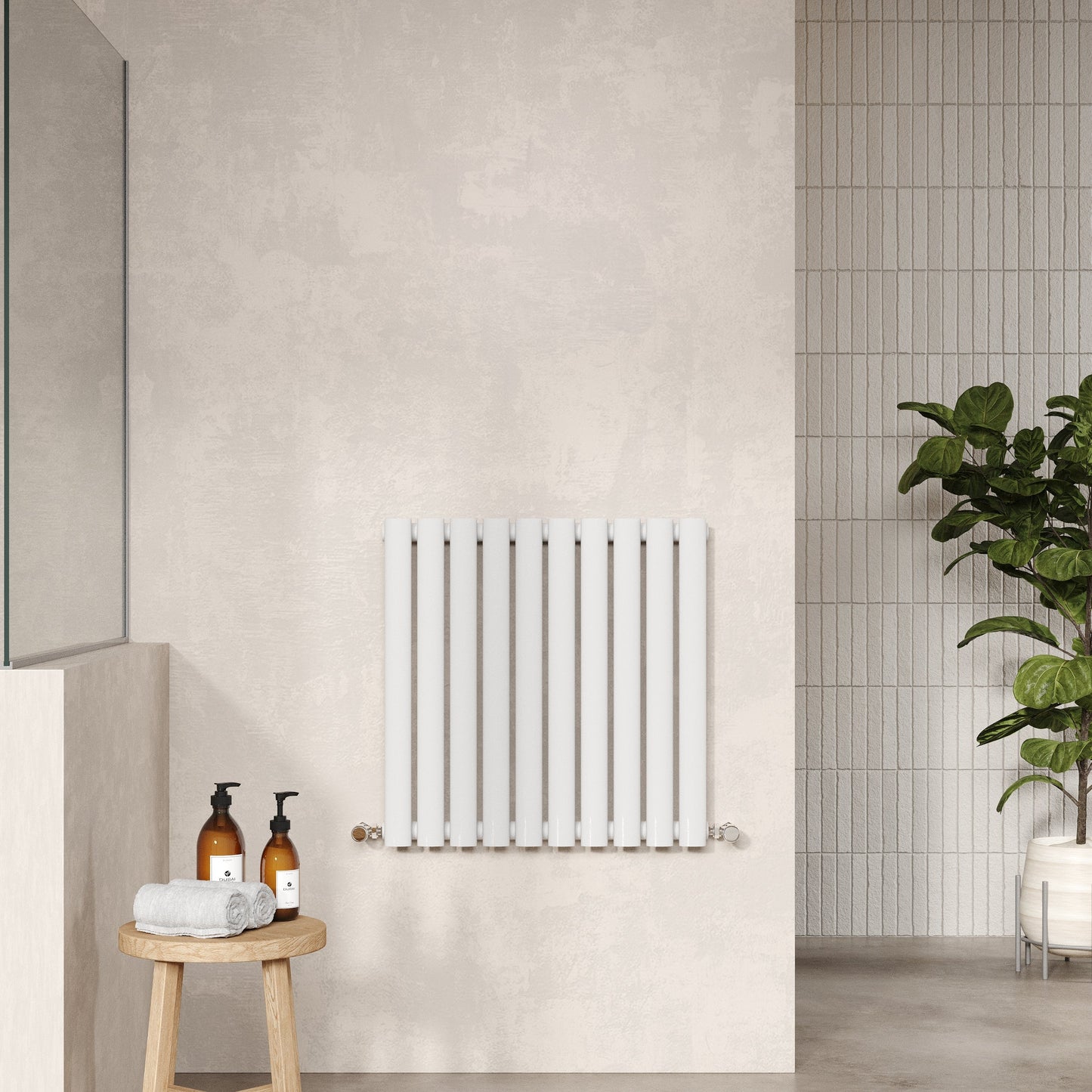 Horizontal Single Panel Radiator 600 x 586mm