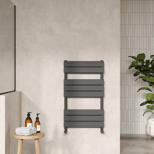 Piazza Square Flat Towel Radiator 840mm x 500mm