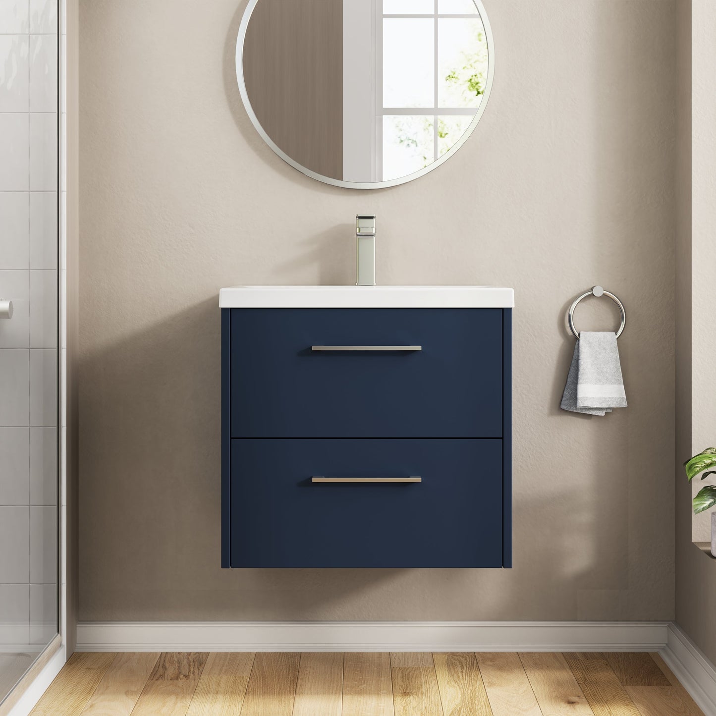 Hudson Reed Juno 600mm Wall Hung 2-Drawer Vanity & Basin