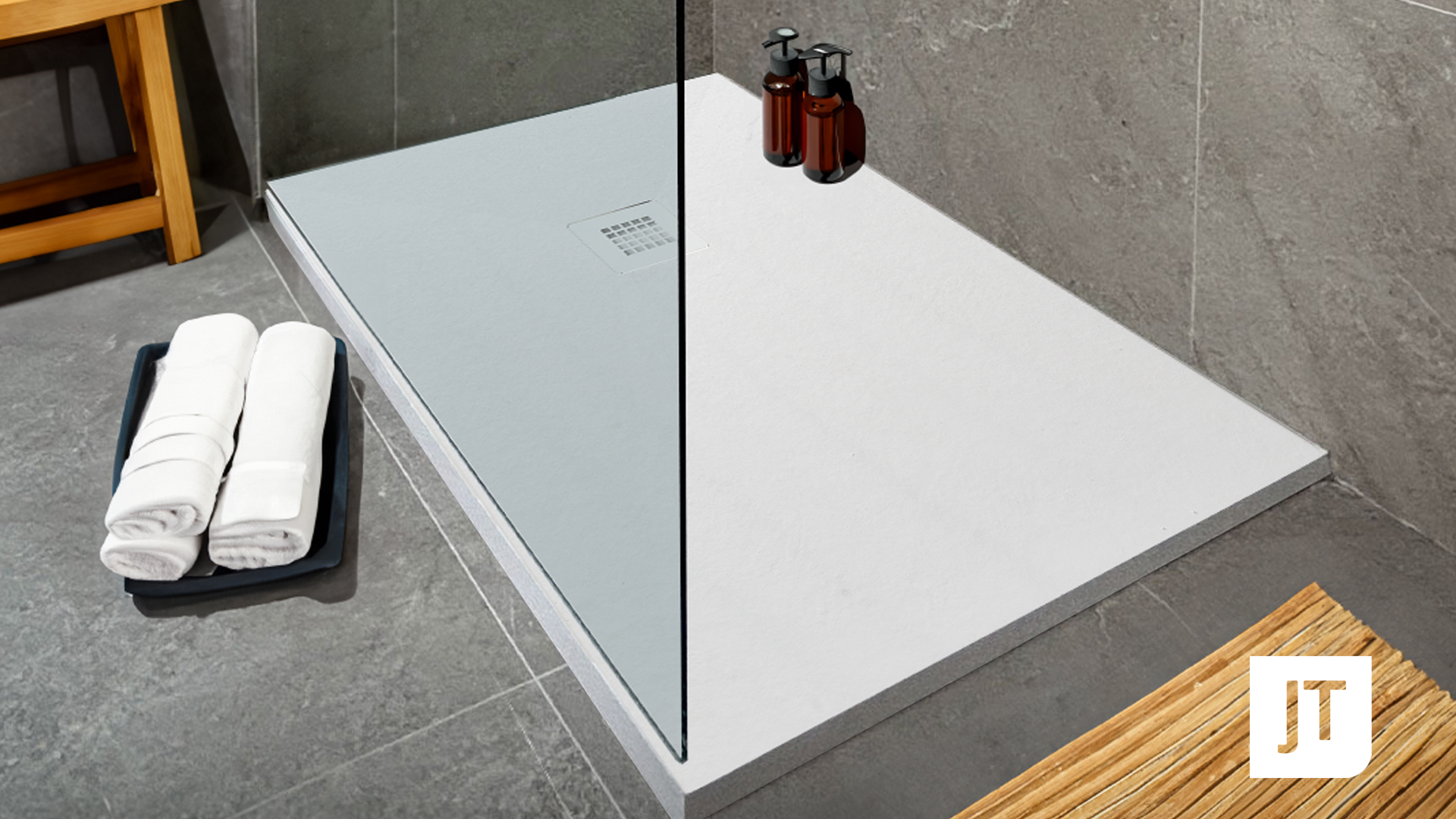Stone Rectangle Tray - 1200x800mm White