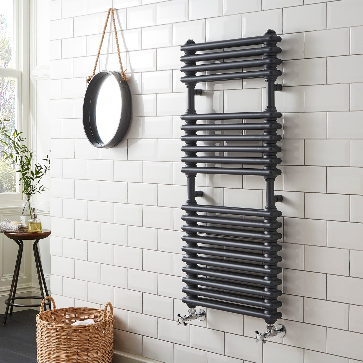 Kolumn Dual Column 1140 x 500 Towel Radiator Anthracite