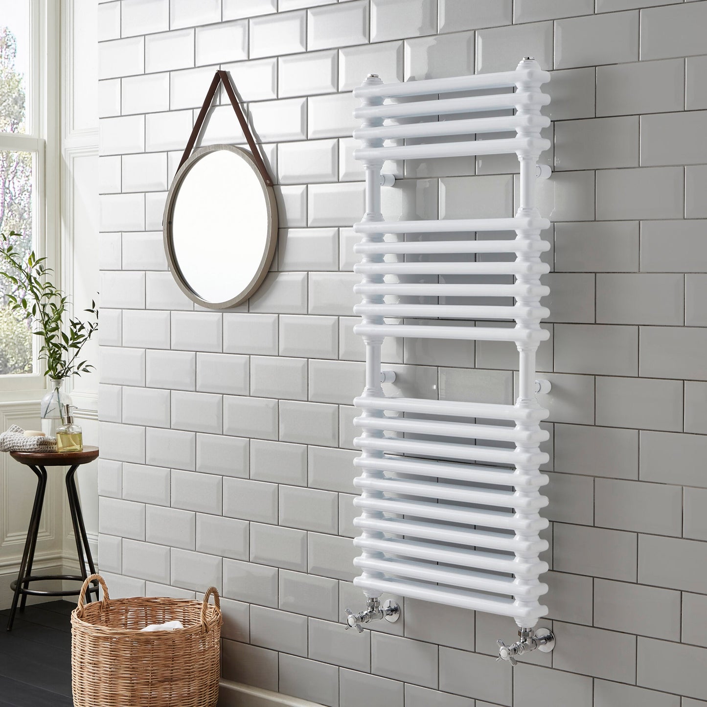 Kolumn Dual Column 1140 x 500 Towel Radiator White