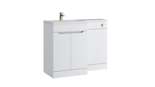 Urban L-Shape WC Unit Matt White