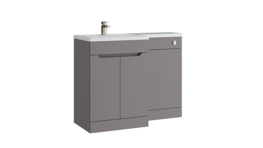 Urban L-Shape WC Unit Slate Grey