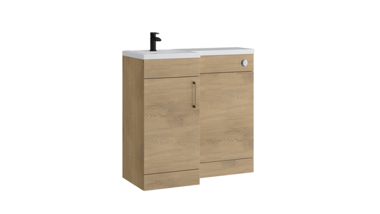 Dove L-Shape Door Unit Torro Oak