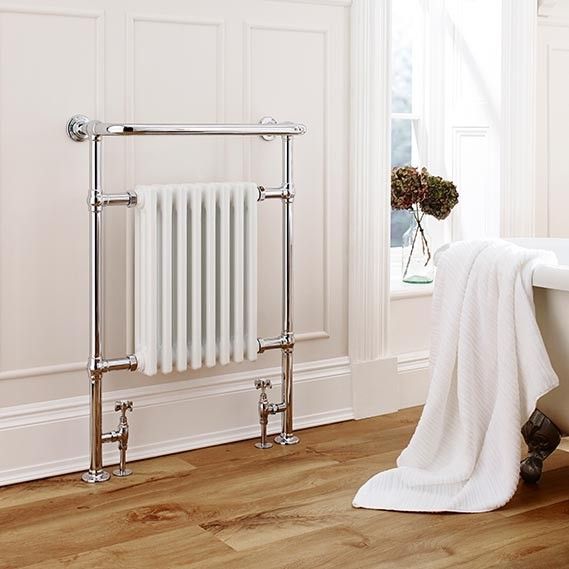 Crown Design Radiator 675mm x 945mm - Chrome & White