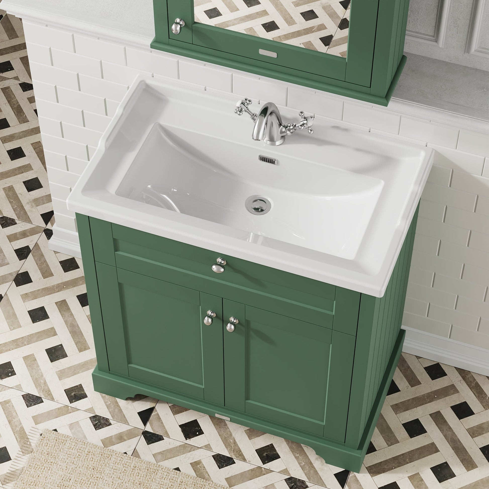 800mm Cabinet & Basin (1TH)