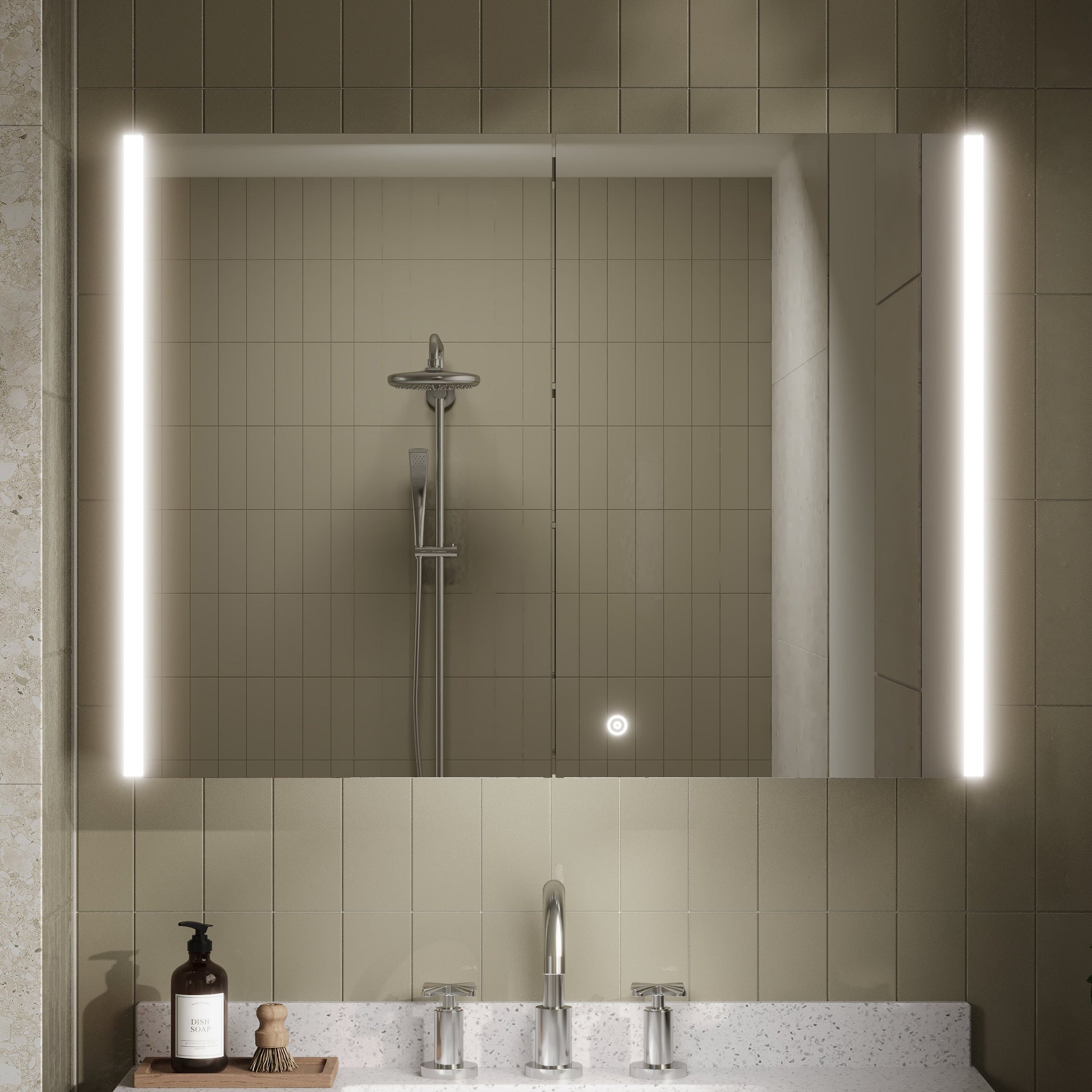Leda 800mm Mirror Cabinet