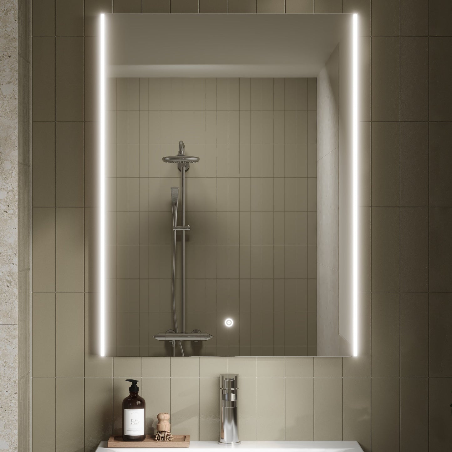 Cepheus 800mm x 600mm Ambient Touch Sensor Mirror