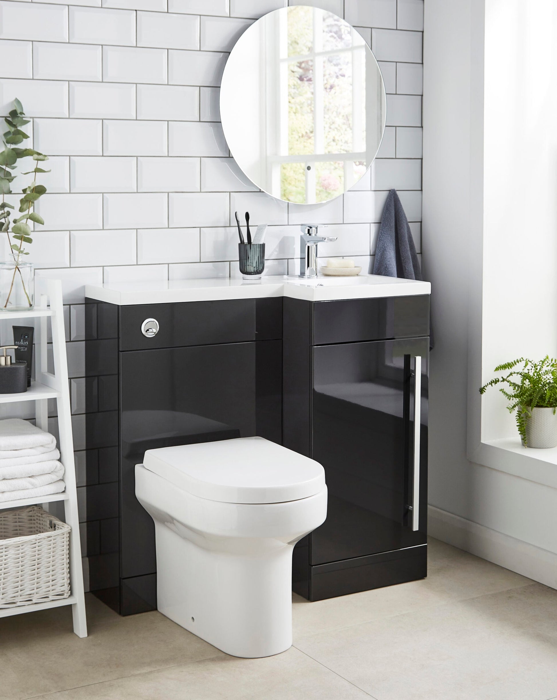 Matrix 900mm Basin Unit Storm Grey Gloss