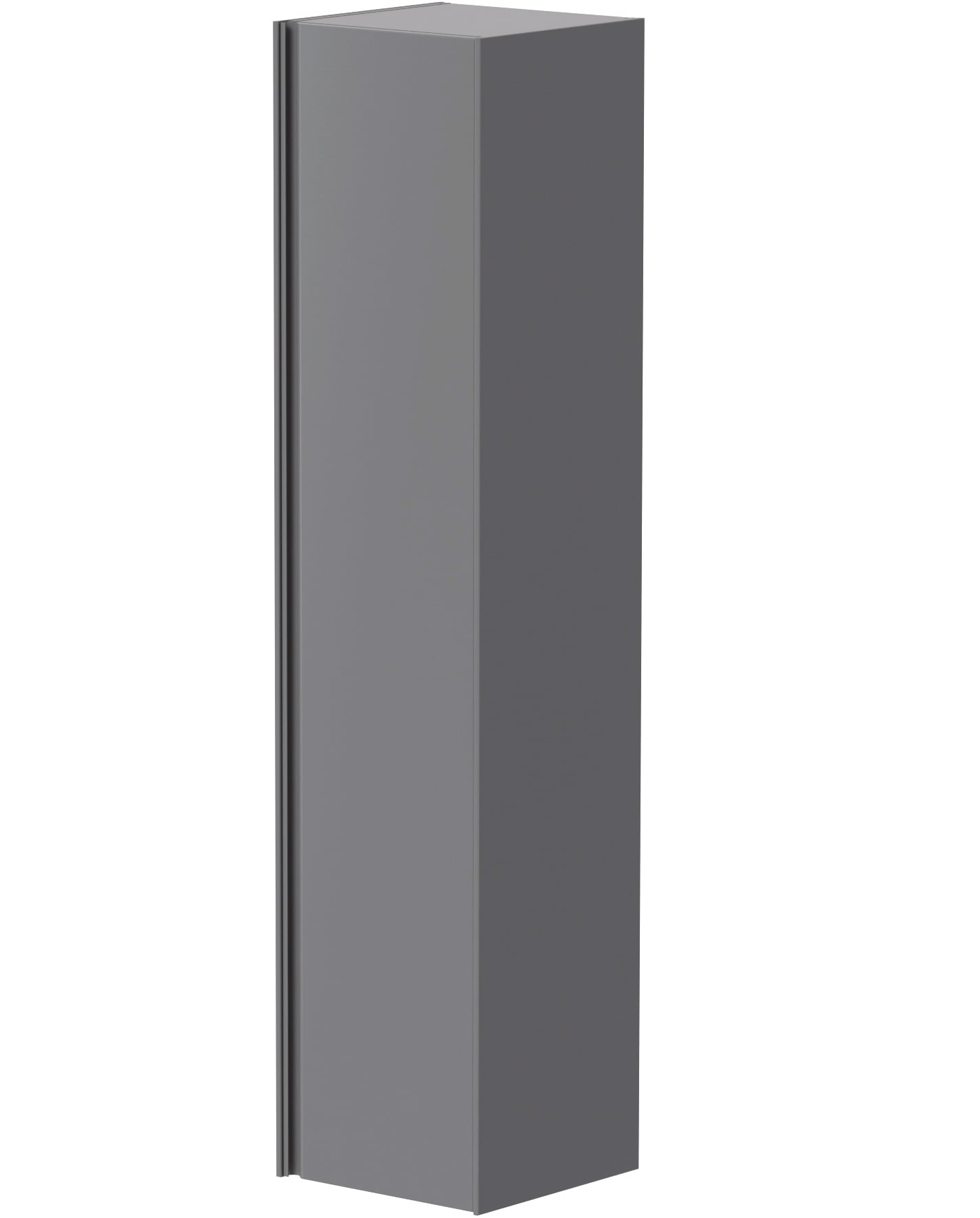 Moon Wall Mounted Tall Unit Matt Grey