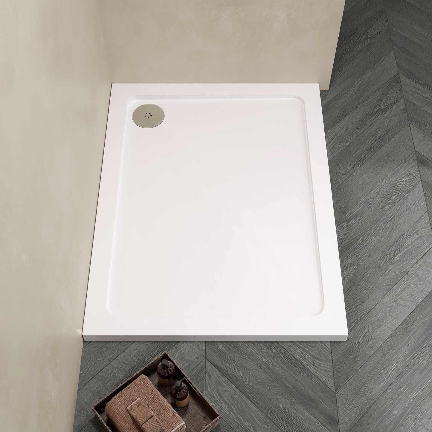 Rectangular Slimline Shower Tray 1000 x 760mm