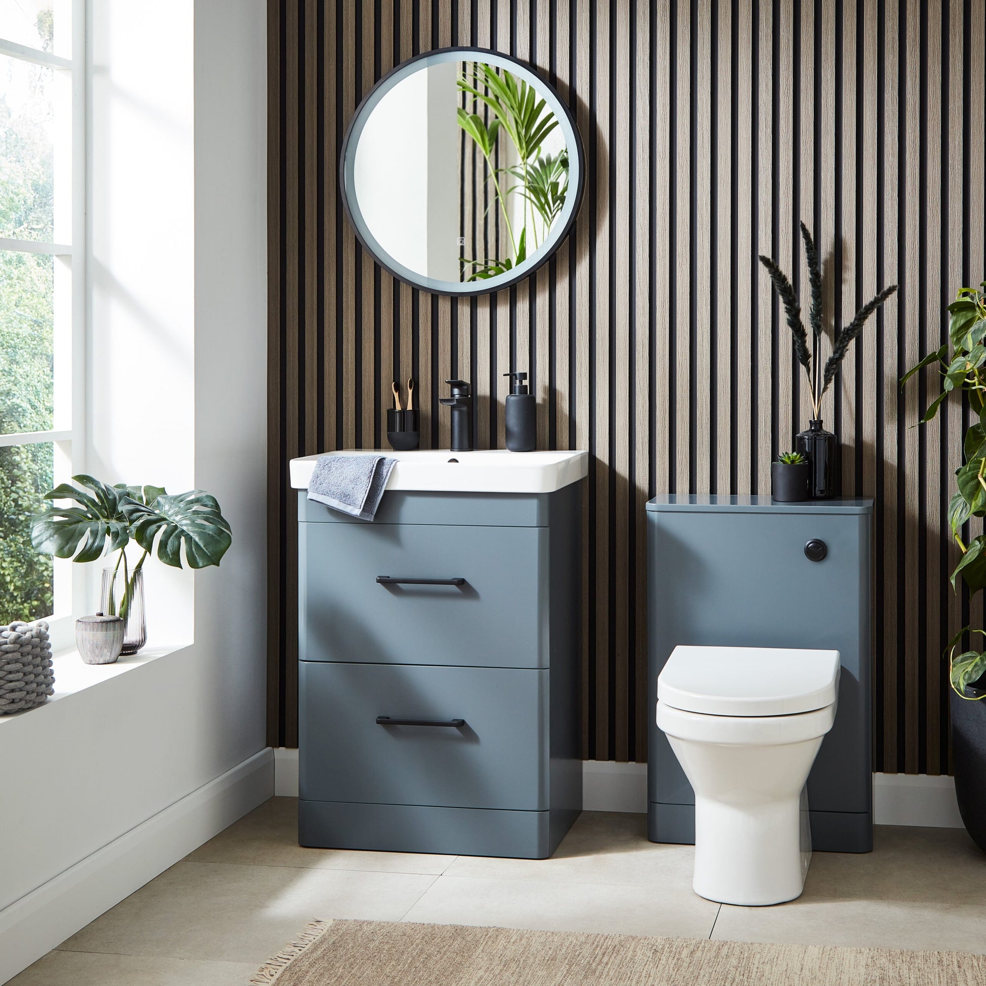 Options 24 500mm 2 Door Unit Cool Grey