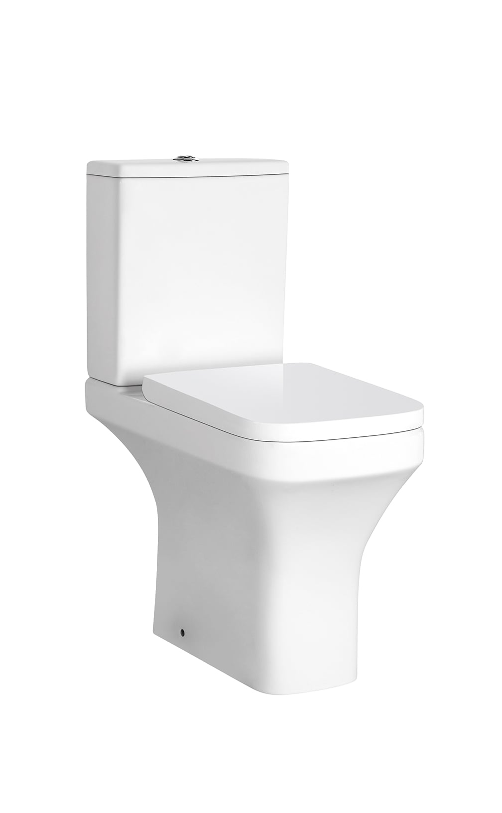 Ozone Square Rimless Comfort Height Pan