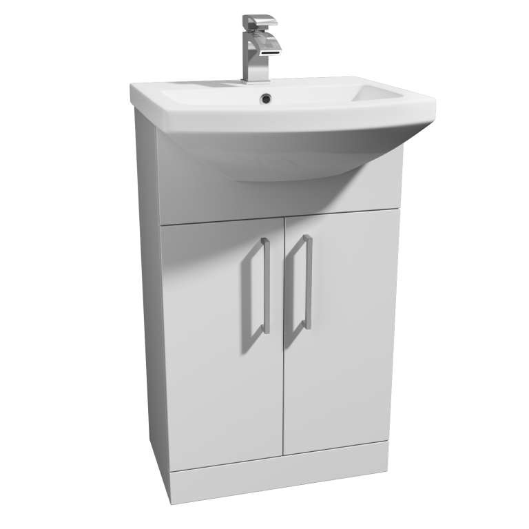 Trim Semi Recessed 1TH Basin 550mm