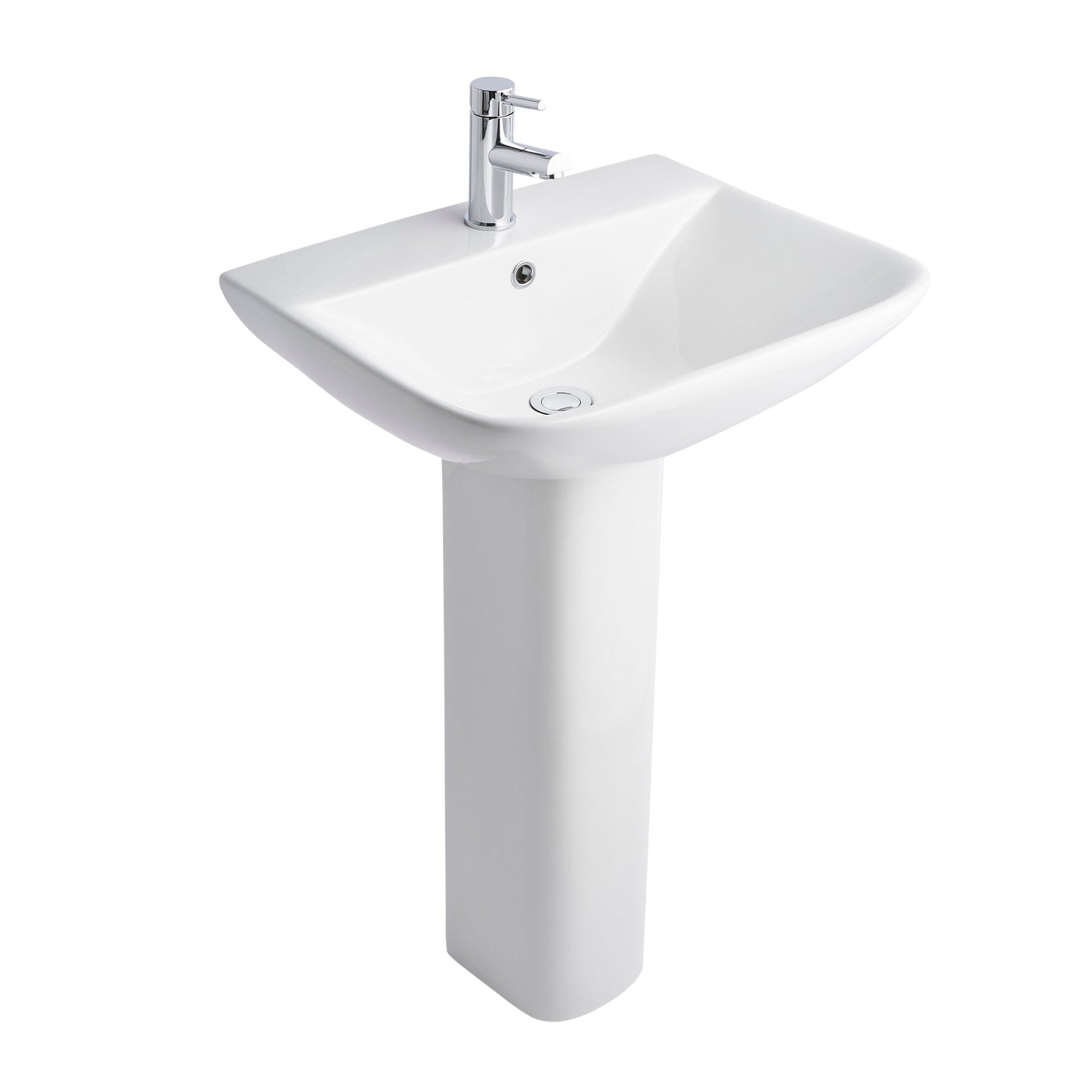 Primo Square 550mm 1TH Basin