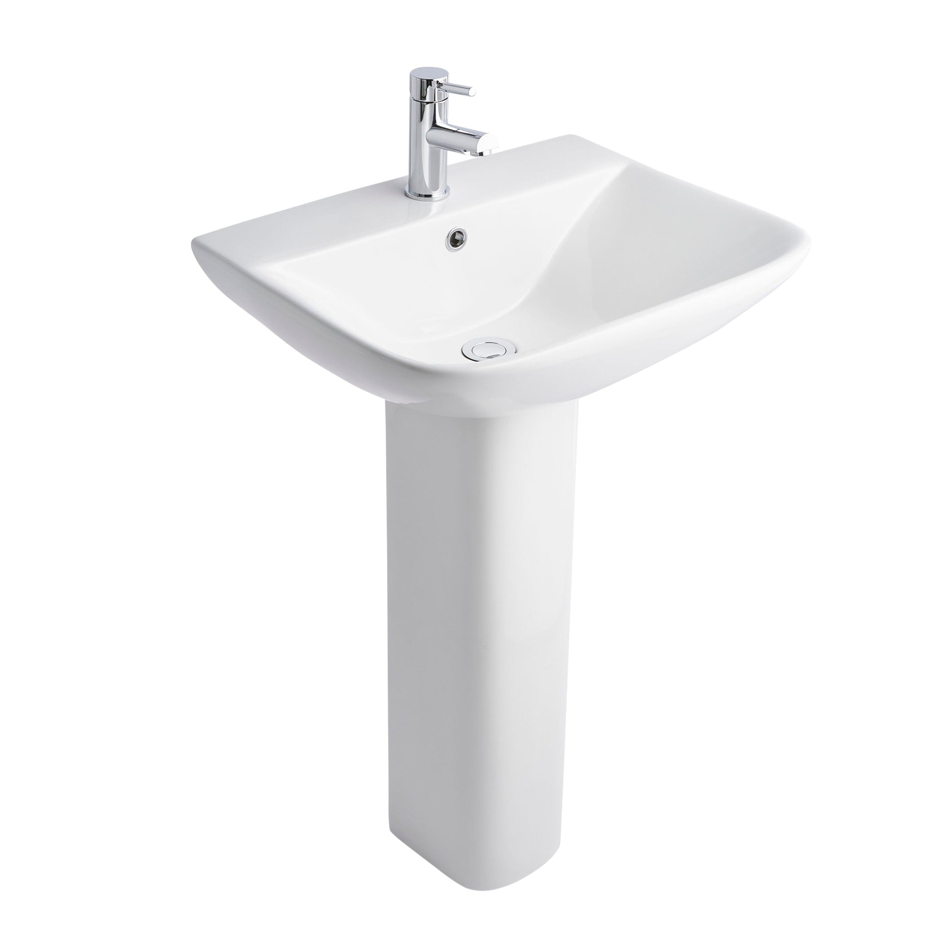 Primo Square 550mm 1TH Basin