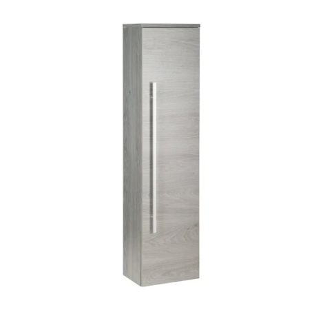Purity 1400mm Wall Mounted Side Unit Silver Oak
