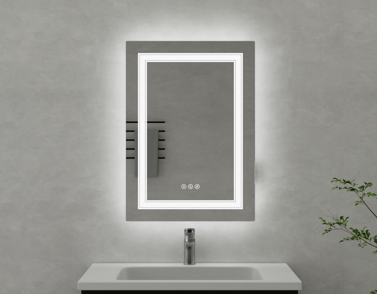 Scope 500x700mm Portrait Mirror