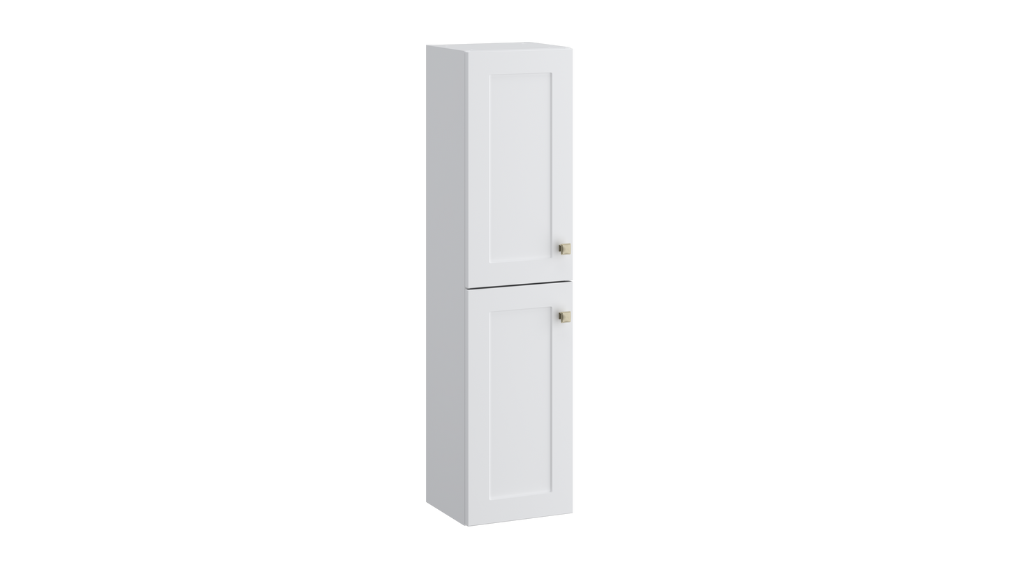 Sanctuary Wall Hung Tall Unit Matt White