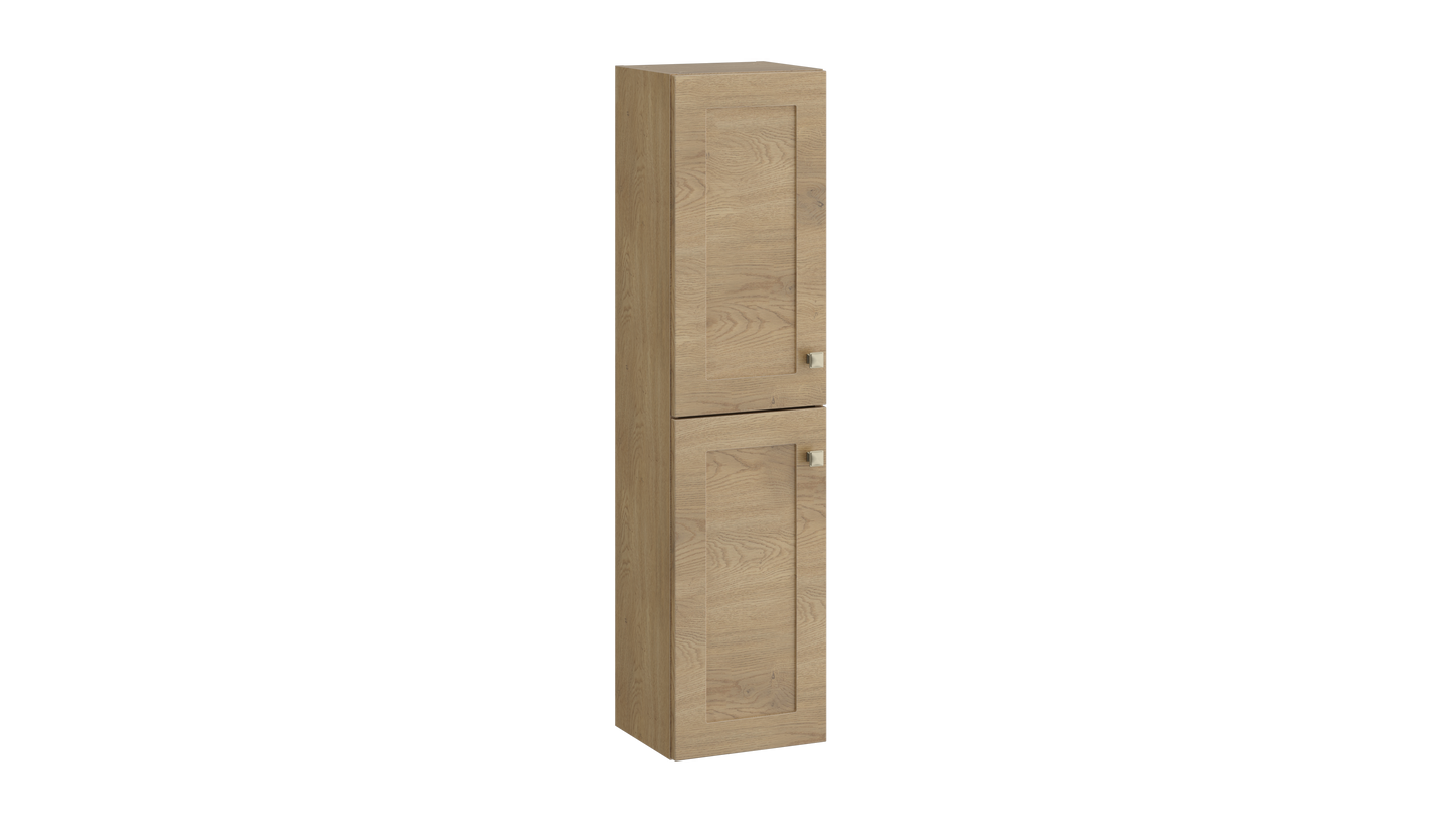 Sanctuary Wall Hung Tall Unit Torro Oak