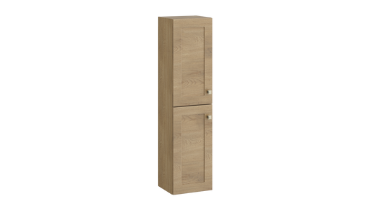 Sanctuary Wall Hung Tall Unit Torro Oak