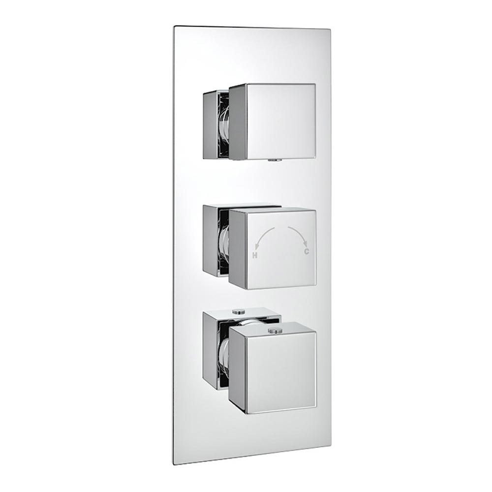 Pure Triple Concealed Therm. Shower Valve (3 way)