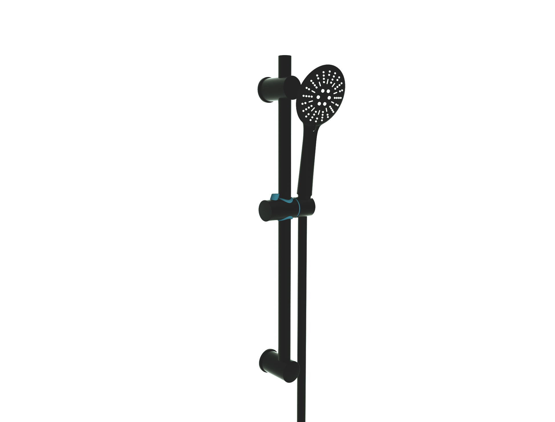 Nero Round Slide Rail Kit Matt Black