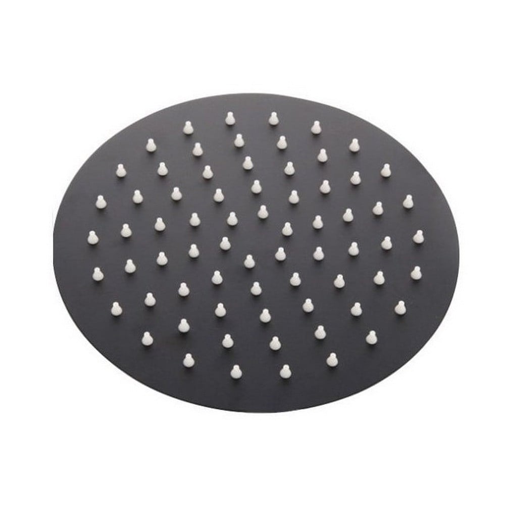 Nero Round Shower Head 250mm