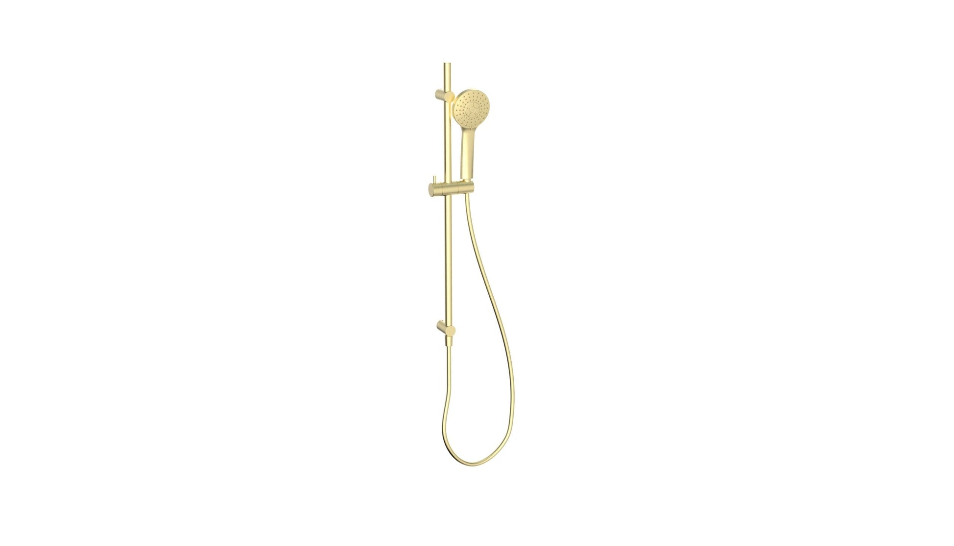 Puro Adjustale Slide Rail (Built In Outlet) Brushed Brass