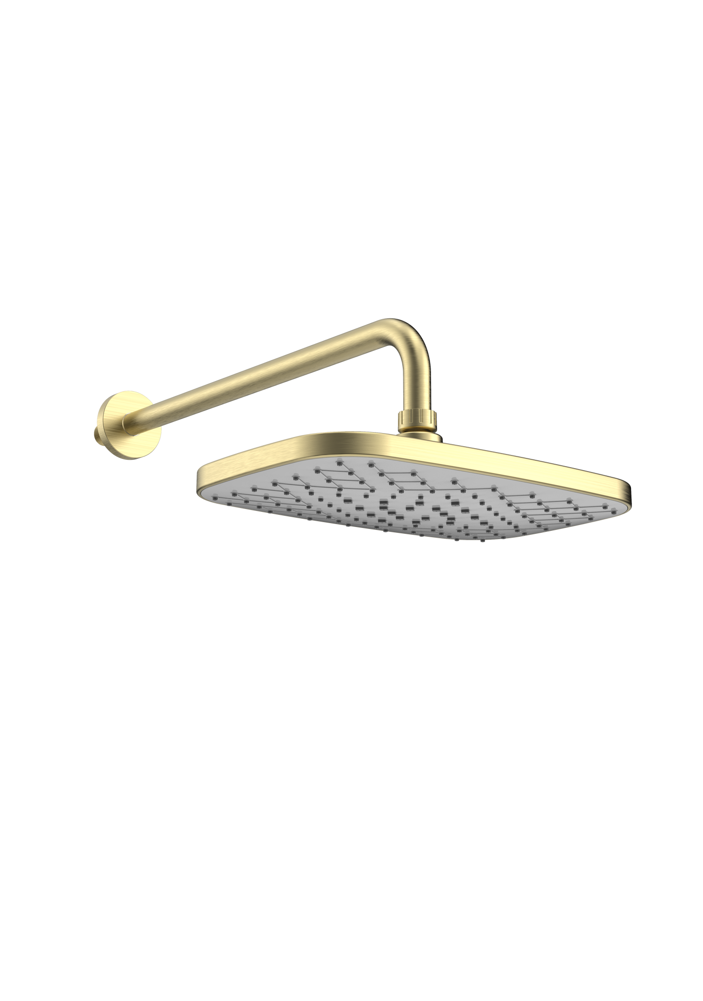 Kolt Fixed Head and Arm Brushed Brass