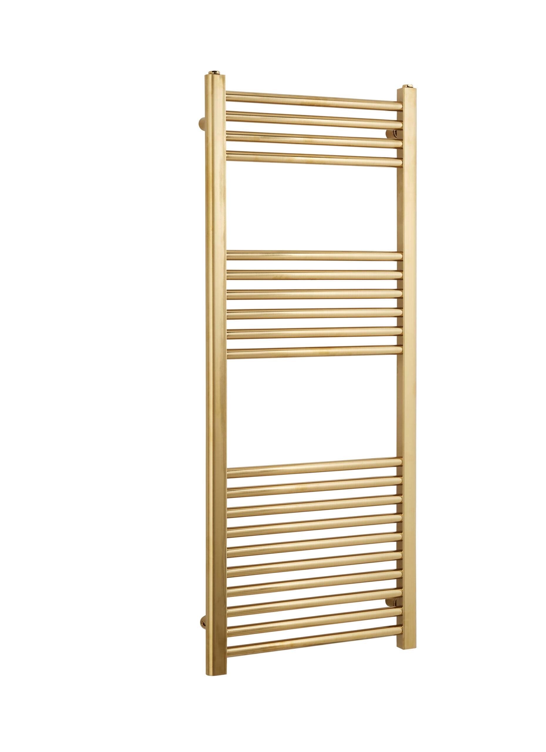 22mm Straight Towel Rail 500mm x 1200mm - Brushed Brass