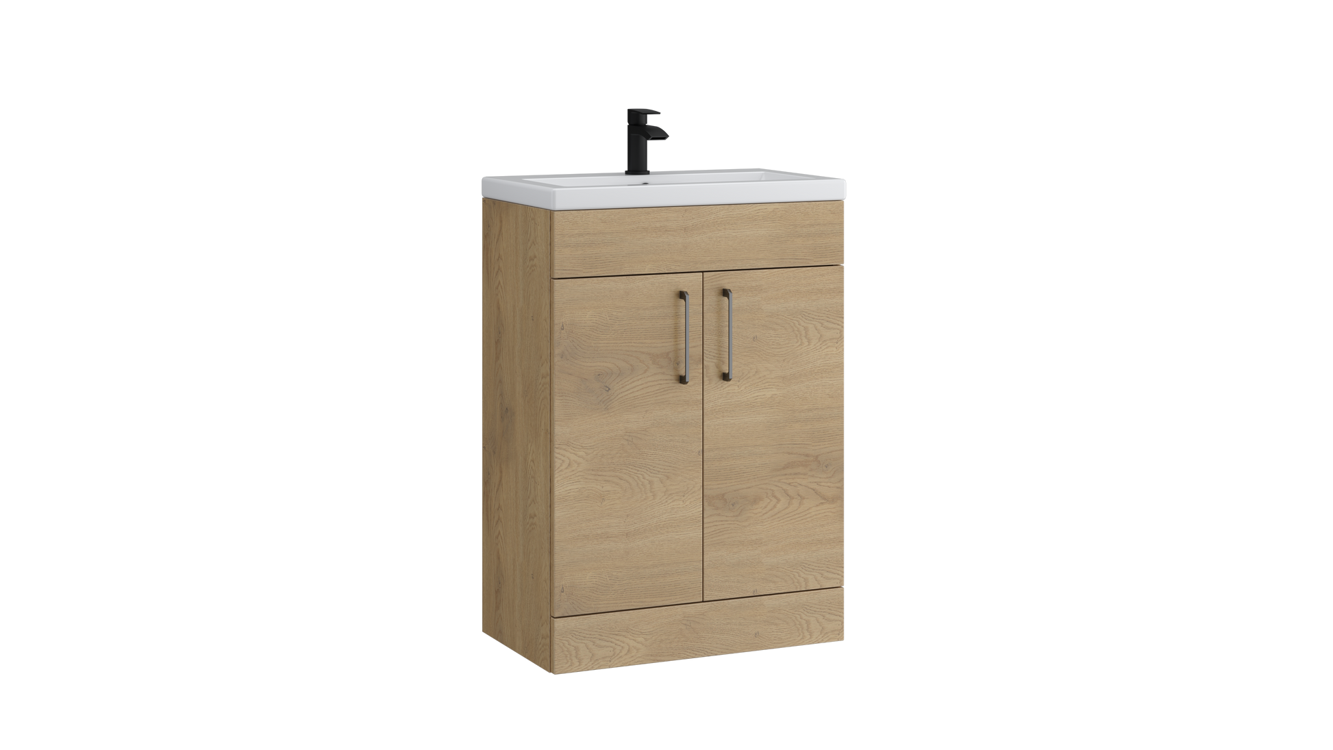 Dove 600mm 2 Door Slimline Unit Torro Oak