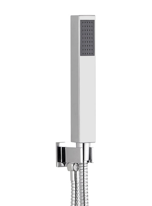 Square Outlet Elbow with Wall Bracket Flex & Handset