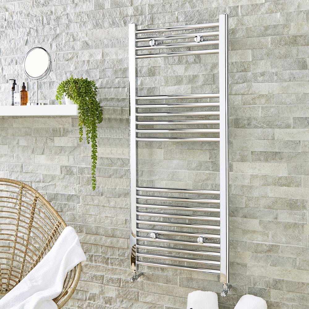 Straight Towel Rail 400mm x 800mm Chrome