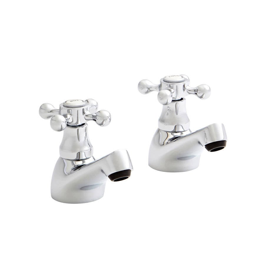 Victory Pair Basin Pillar Taps