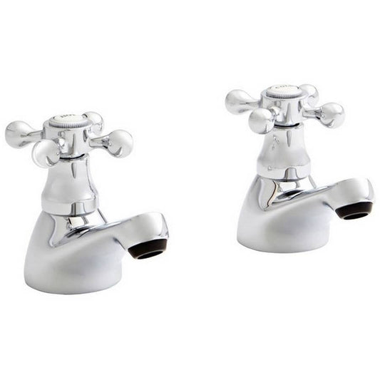 Victory Pair Bath Pillar Taps
