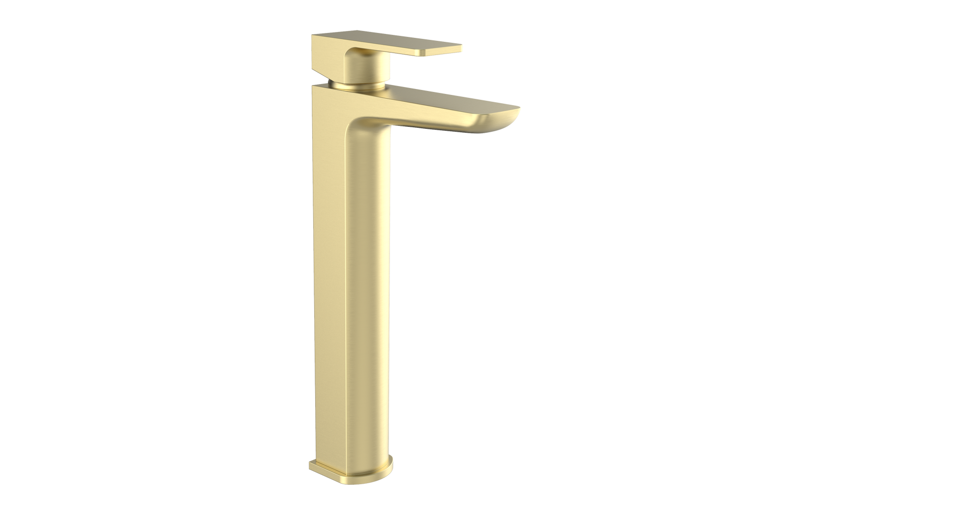 Kolt Hi-Rise Mono Basin Mixer Brushed Brass