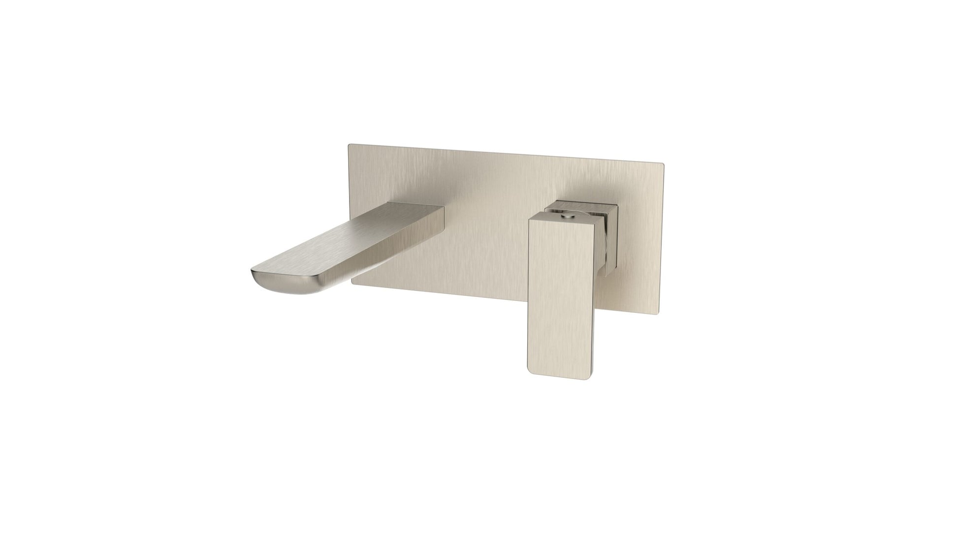 Kolt Wall Mounted Basin Mixer Brushed Nickel