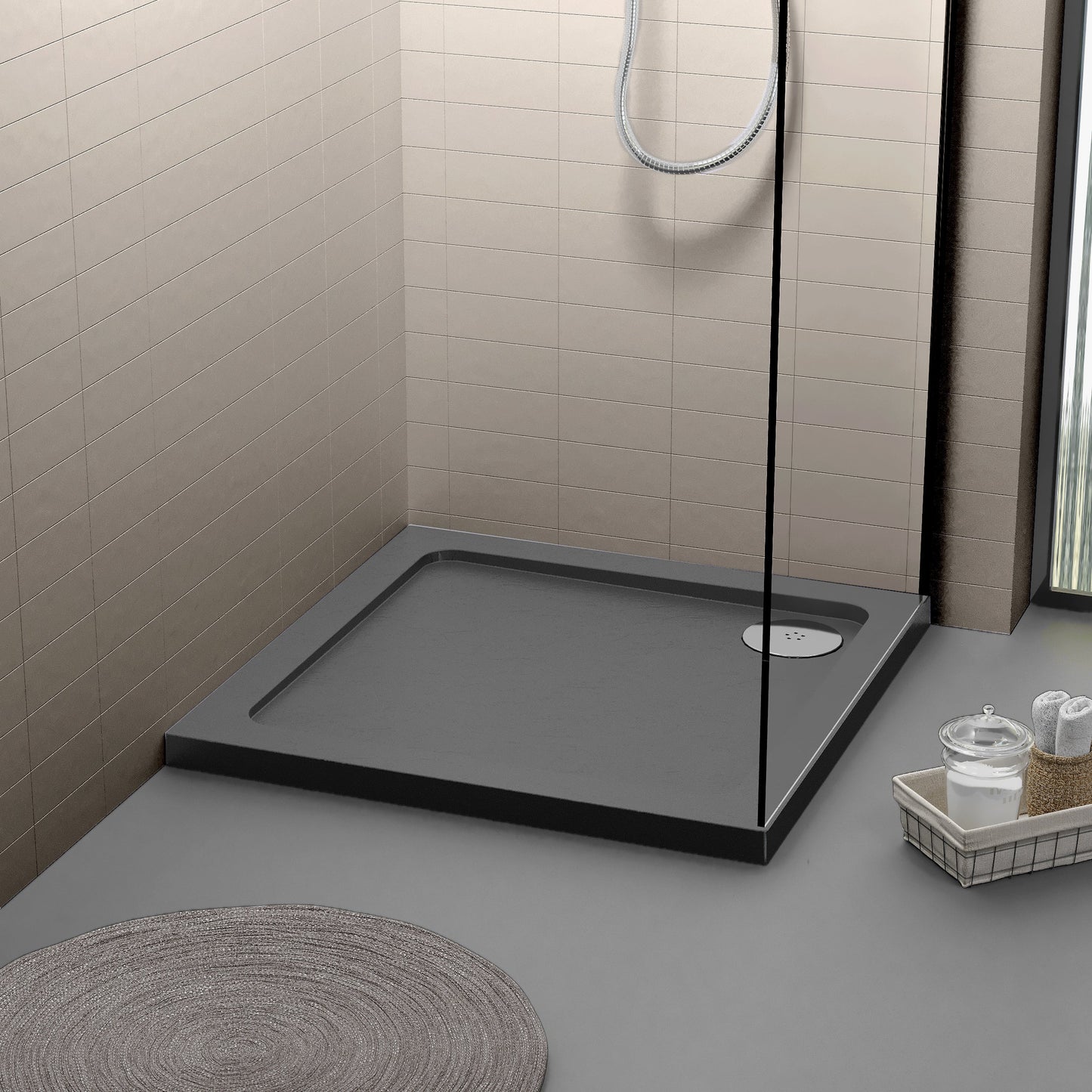 Square Slimline Shower Tray 760 x 760mm