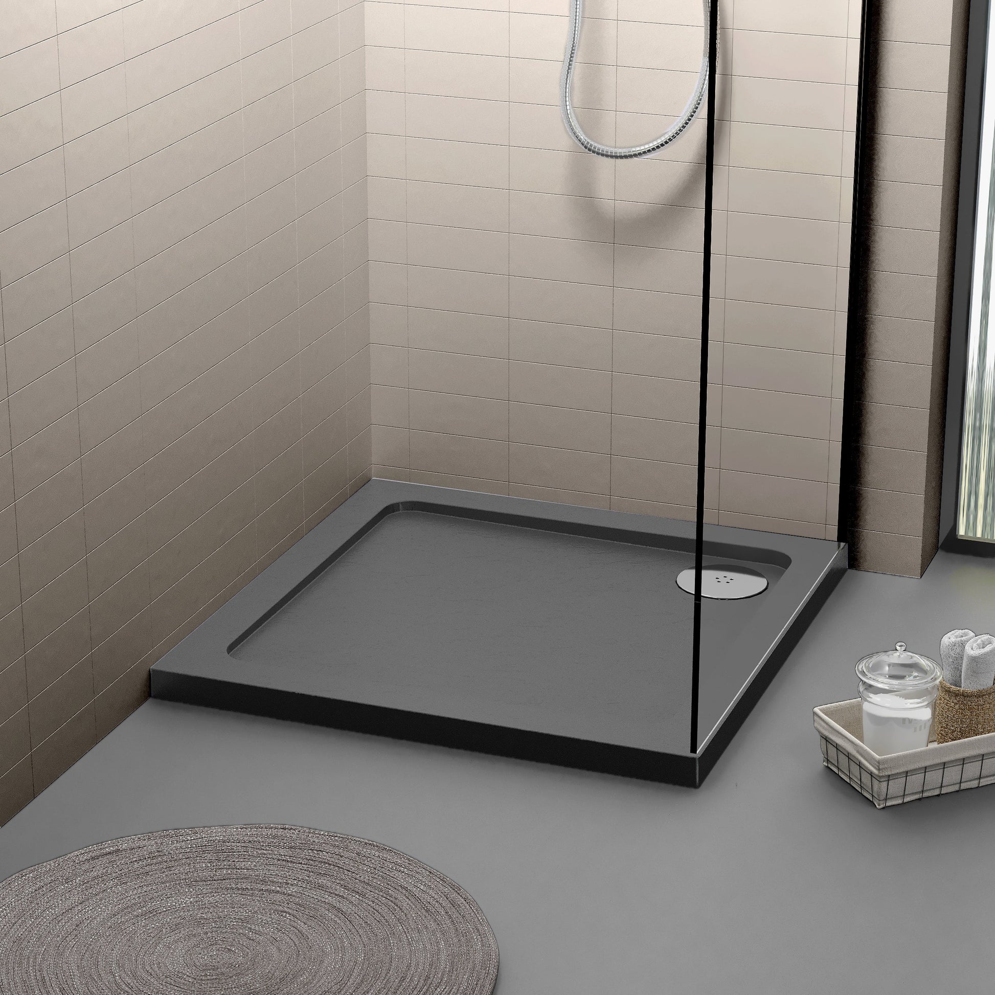 Square Slimline Shower Tray 760 x 760mm