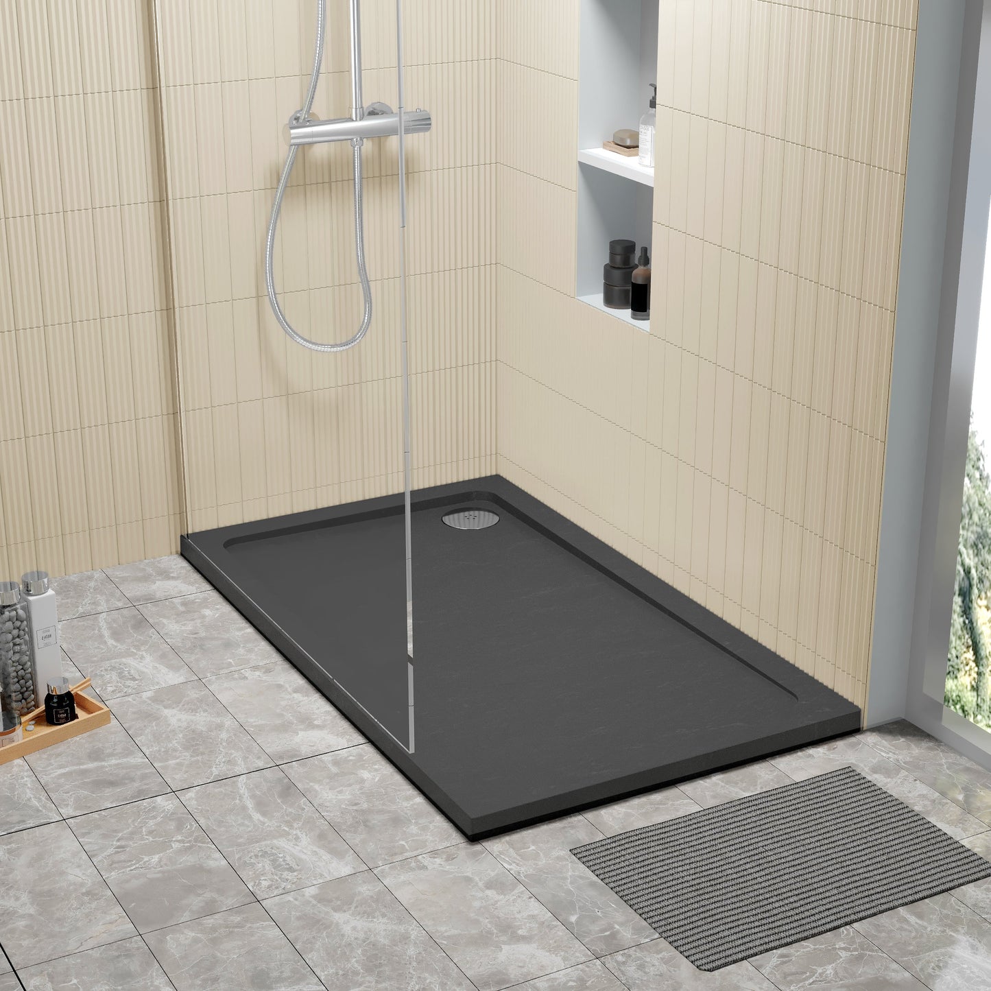 Rectangular Slimline Shower Tray 1200 x 700mm
