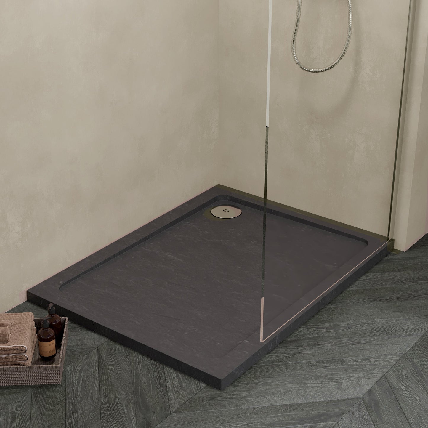 Rectangular Slimline Shower Tray 1000 x 760mm