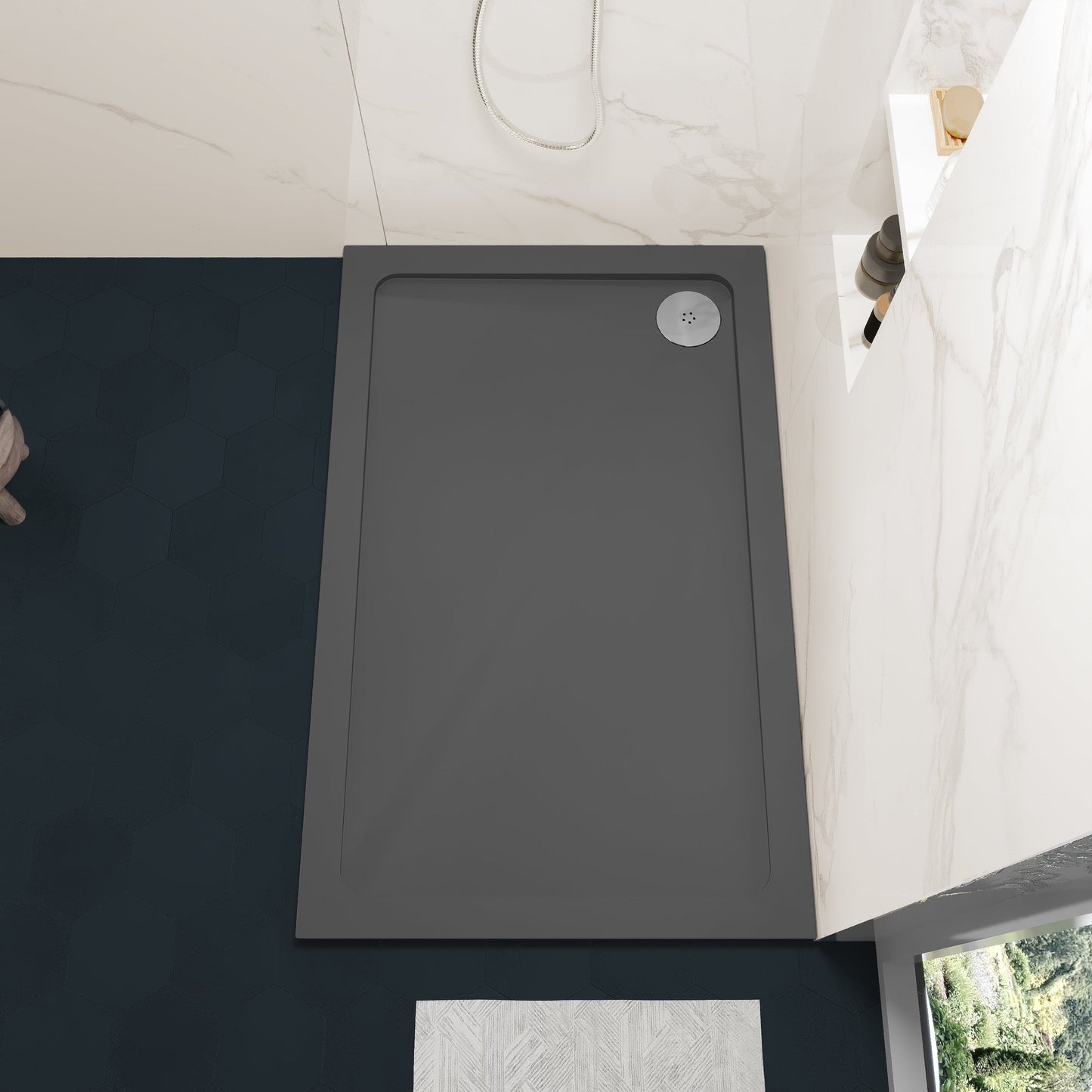 Rectangular Slimline Shower Tray 1200 x 760mm