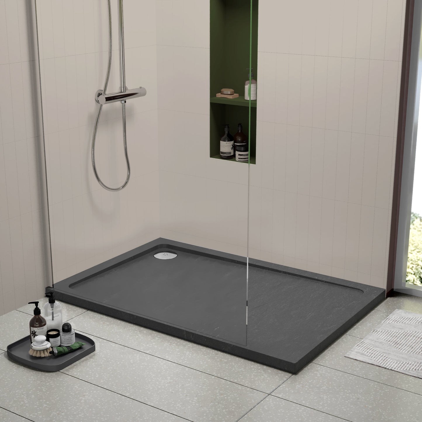 Rectangular Slimline Shower Tray 1200 x 800mm