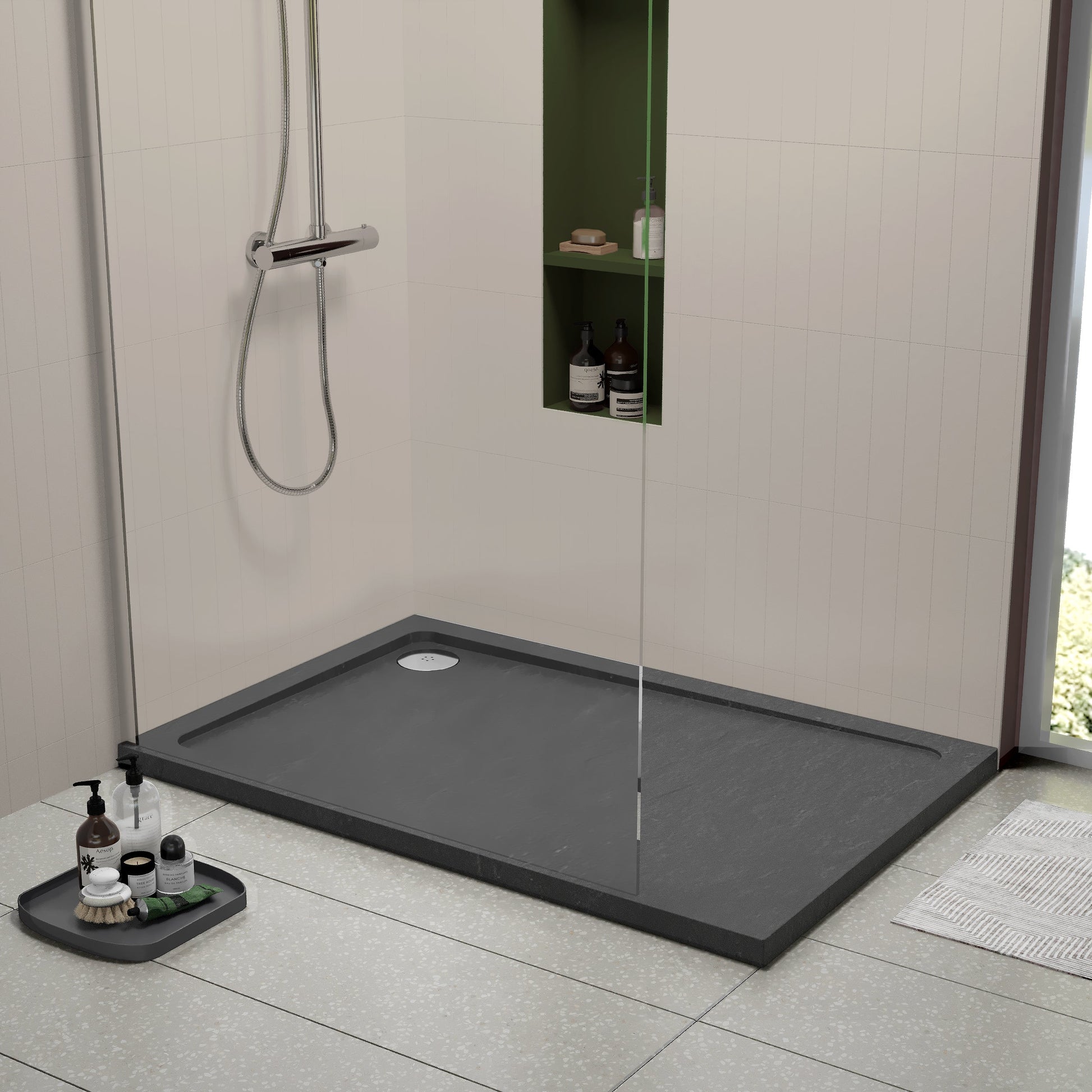 Rectangular Slimline Shower Tray 1200 x 800mm