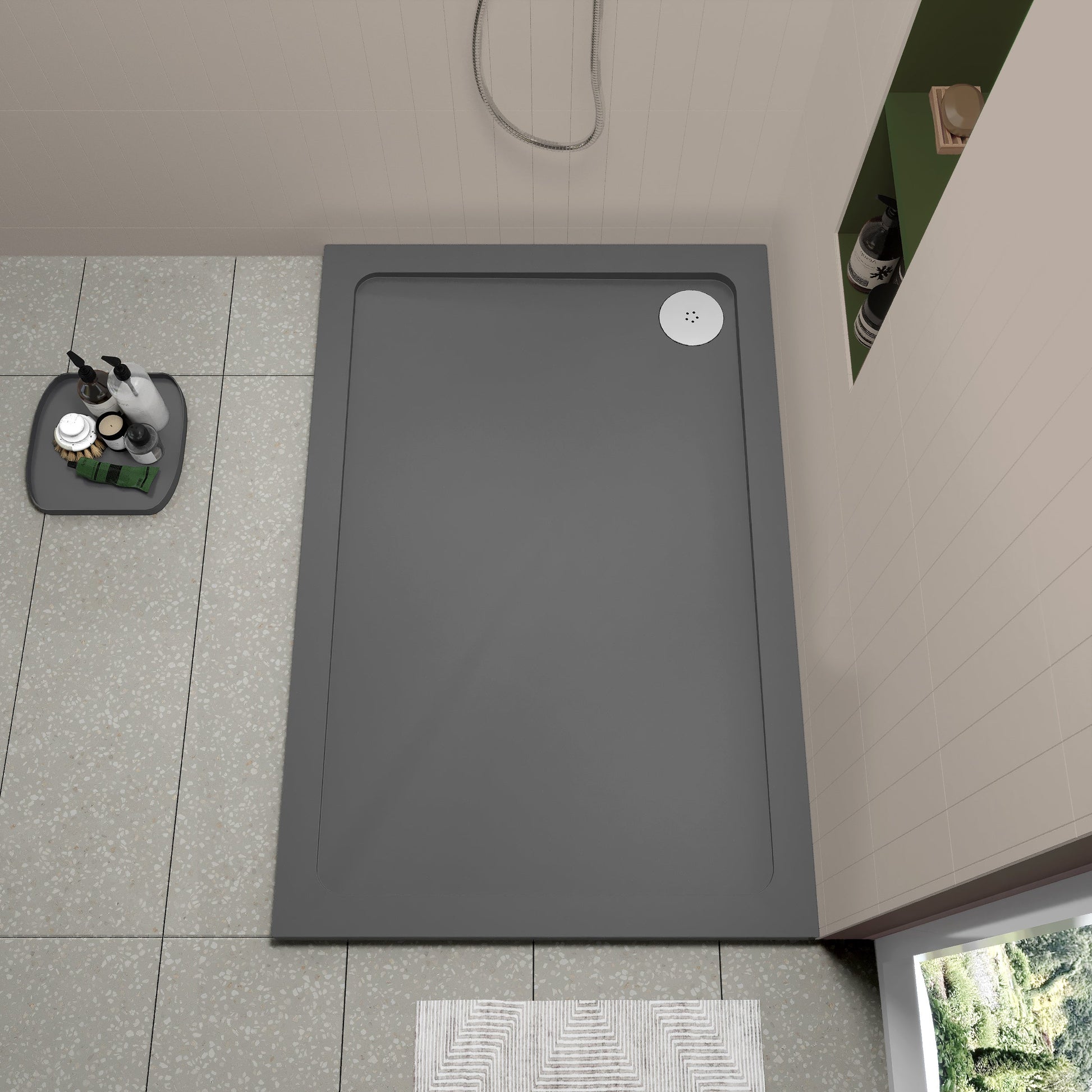 Rectangular Slimline Shower Tray 1200 x 800mm